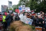 Tens of thousands of people march against Tories in Manchester